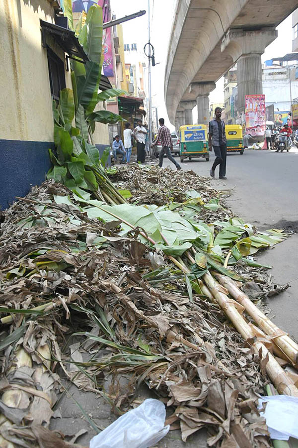 ನಗರದ ನಾಗರಿಕರ ಸ್ವಯಂಕೃತ ಅಪರಾಧದಿಂದ ಕಸದ ರಾಶಿ